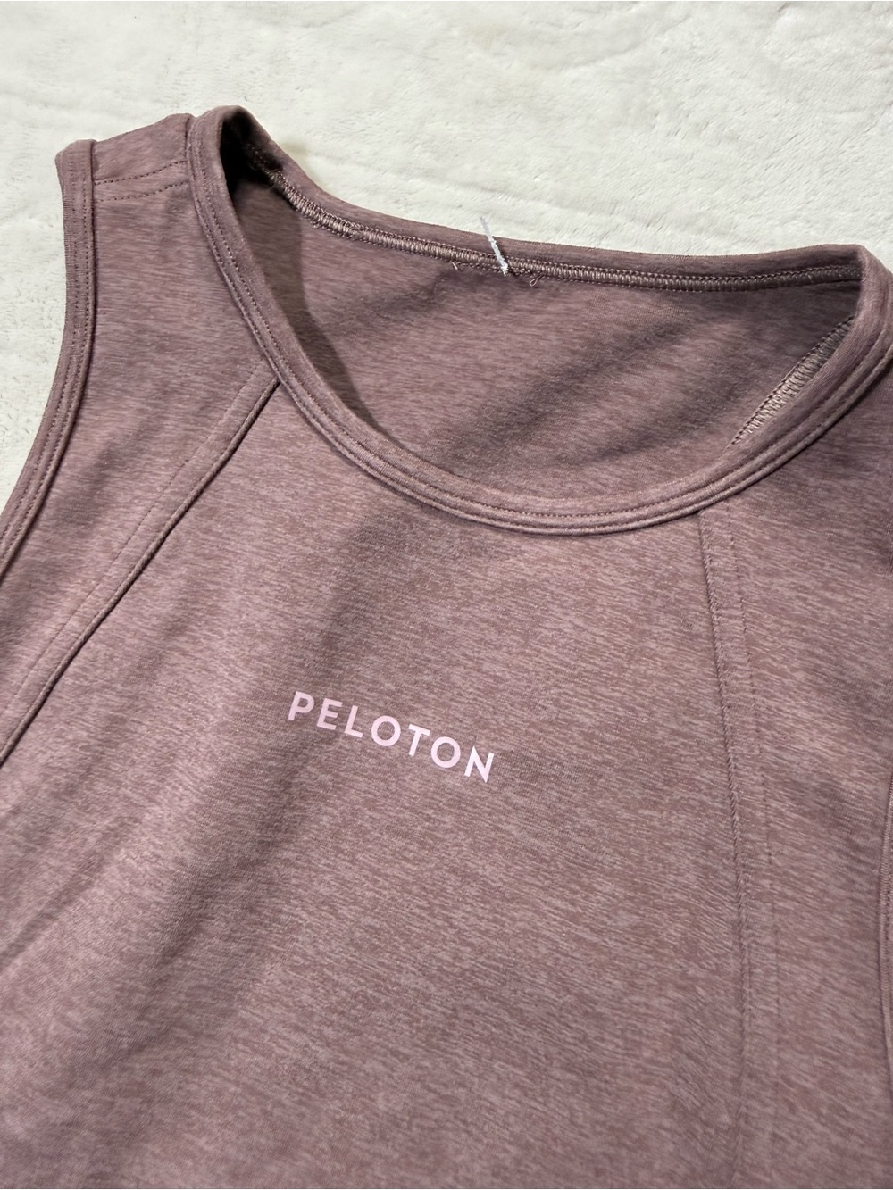 Lululemon‎ / Peloton Soft Sueded Crewneck Cropped Tank Top - Picture 2 of 4